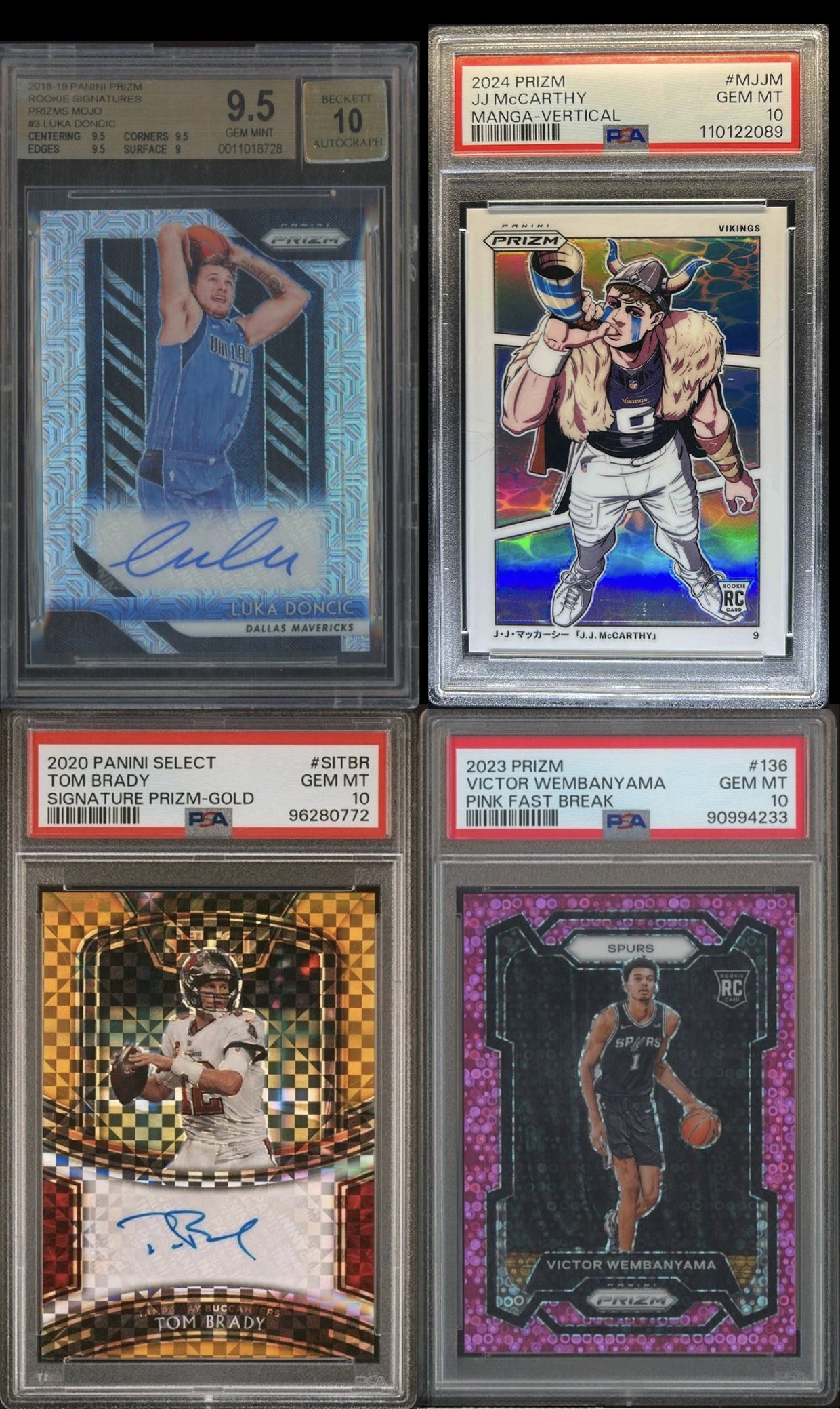 Money Makers Exclusive Multi Sport Pack 1-3 Guaranteed Graded cards per sealed box