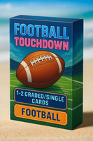 Football TouchDown Pack 1-3 Guaranteed Graded cards per sealed box