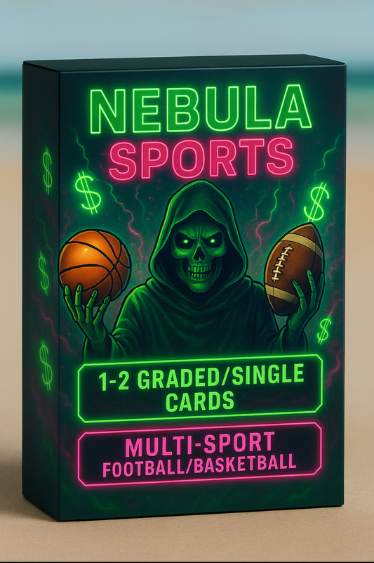 Sports Nebula Multi Sport Pack 1-3 Guaranteed Graded cards per sealed box